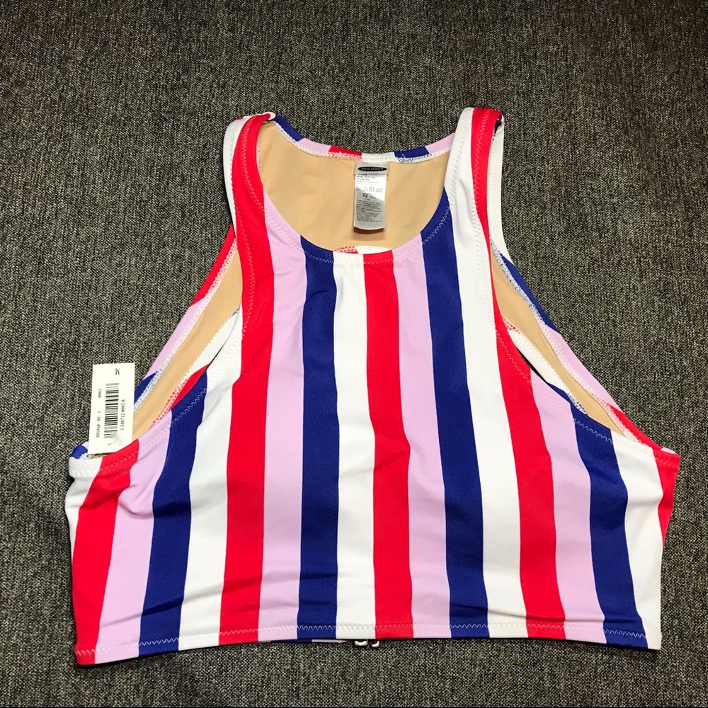 OLD NAVY High-Neck Swim Top. NWT.